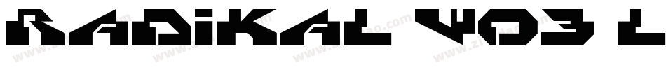 Radikal W03 Light字体转换
